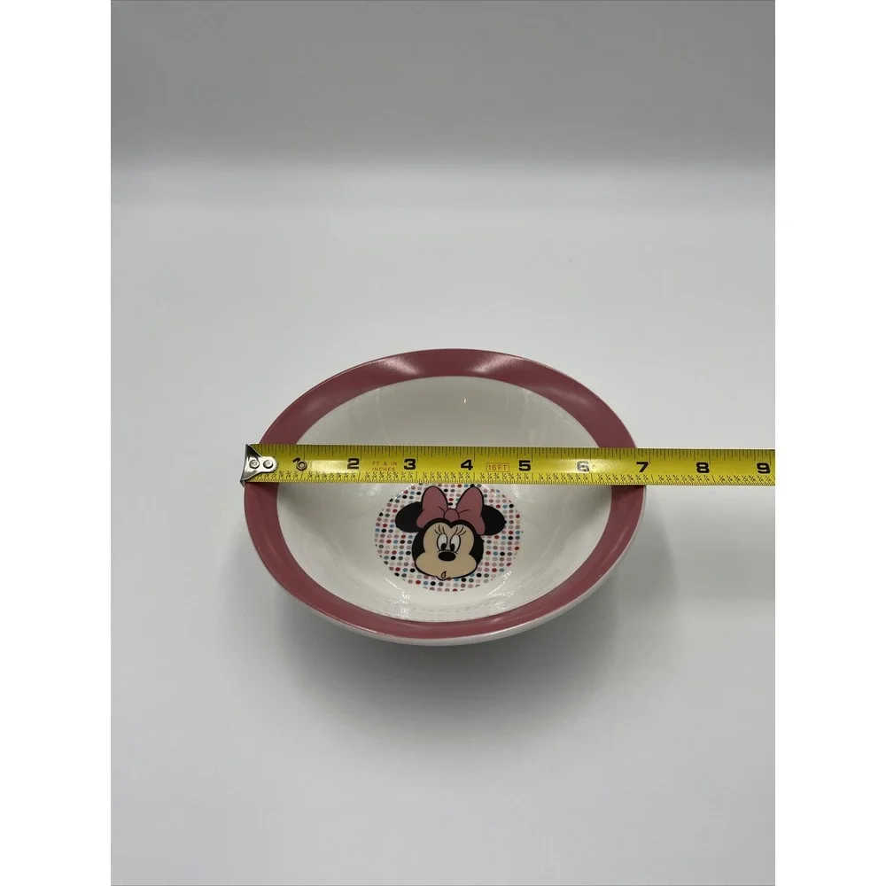 Authentic Disney Minnie Mouse Love Ceramic‎ Bowl 7